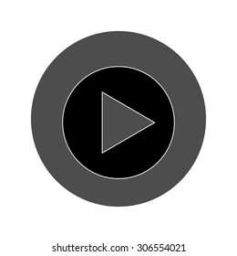 Play icon, eps 10