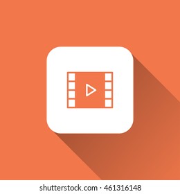 play icon. flat design