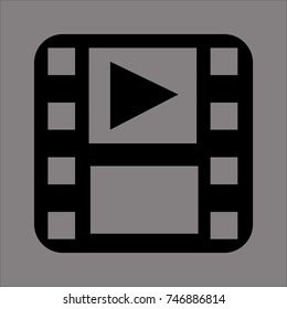 play icon flat design 