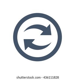 play Icon, flat design style
