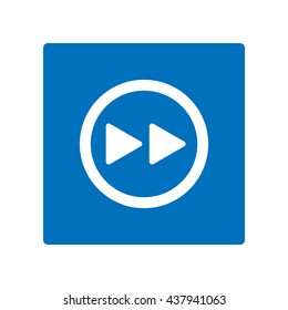 play Icon, flat design style
