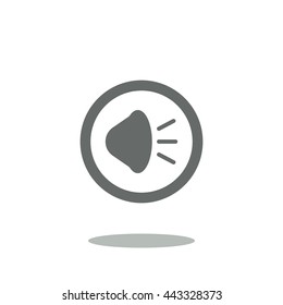 play Icon, flat design style