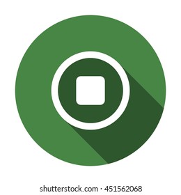 play Icon, flat design style