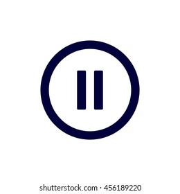 play Icon, flat design style