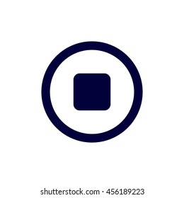 play Icon, flat design style