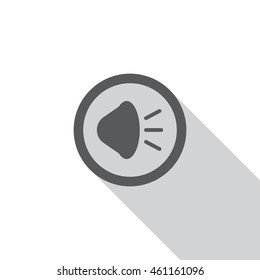 play Icon, flat design style