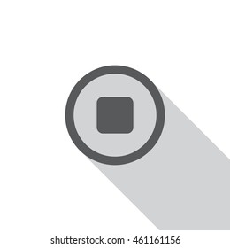 play Icon, flat design style