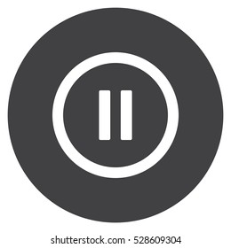 play Icon, flat design style