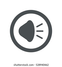play Icon, flat design style