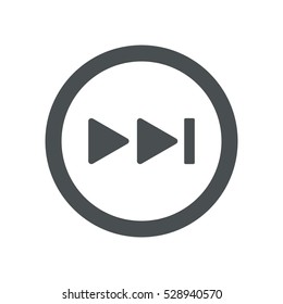 play Icon, flat design style