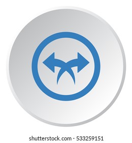 play Icon, flat design style