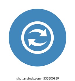 play Icon, flat design style