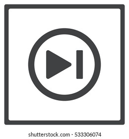 play Icon, flat design style