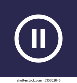 play Icon, flat design style