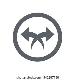 play Icon, flat design style