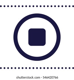 play Icon, flat design style