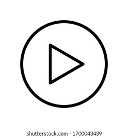 Play Icon for Graphic Design Projects