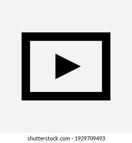 Icono de reproducción para proyectos de diseño gráfico
