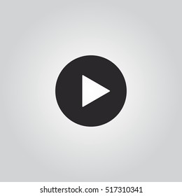 play icon illustration, can be used for web and design, simple vector sign symbol
