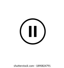 Abspielsymbol-Illustration einzeln auf Vektorsymbol