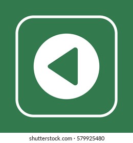 Play   icon, isolated. Flat  design. 