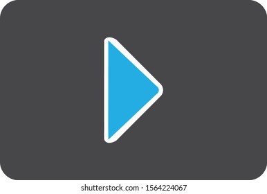  Play icon isolated on background
 
