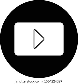  Play icon isolated on background
 