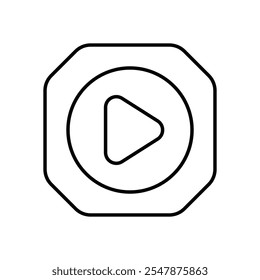 Icono del juego aislado en un fondo blanco. Ilustración vectorial.