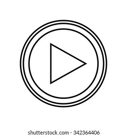 Play icon.  Linear icon.