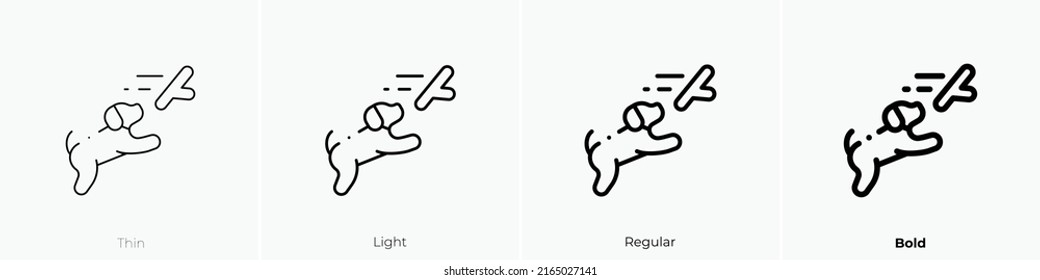 play icon. Linear style sign isolated on white background. Vector illustration.