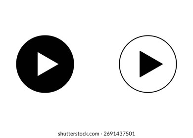 Diseño de logotipo de icono de juego. Juega símbolo y símbolo de Botón.