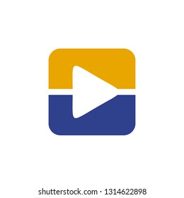 Play Icon logo design vector template