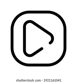 play icon or logo isolated sign symbol vector illustration - high quality black style vector icons
