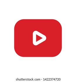 Play  icon. Media player interface. App web button.