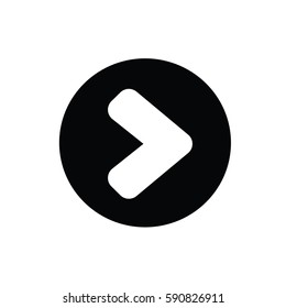 play icon on white background