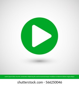 play icon. One of set web icons