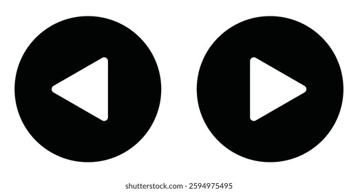 Play icon set in different styles, video play button signs isolated - vector illustration eps 888.