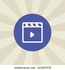 play icon. sign design. background