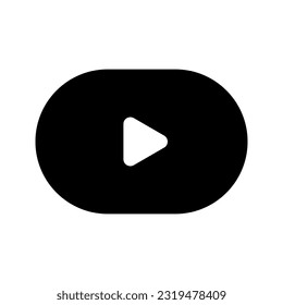 Play icon. sign for mobile concept and web design. vector illustration