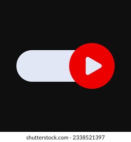Play icon. sign for mobile concept and web design. vector illustration