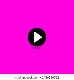 play icon sign signifier vector