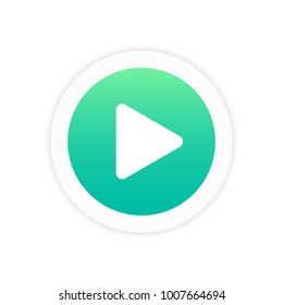 Play icon sign symbol vector illustration  icon.