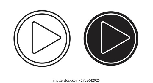 Symbol abspielen einfache flache Trend moderne Grafik Design abstrakte Logotype