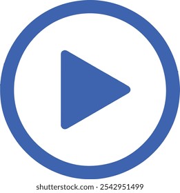 O ícone de reprodução é um triângulo simples apontando para a direita, geralmente centralizado dentro de um círculo ou quadrado. É comumente usado para iniciar vídeos, músicas ou animações e é universalmente reconhecido para a mídia