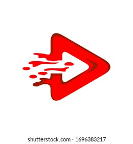 
Reproducir el icono de bienvenida, flecha rápida, logotipo de bienvenida