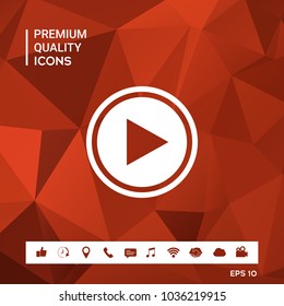 Play icon symbol