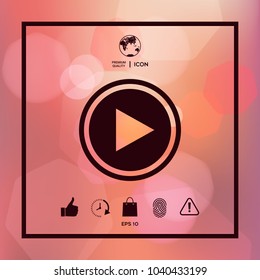 Play icon symbol