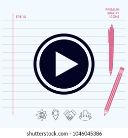 Play icon symbol