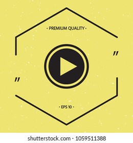 Play icon symbol
