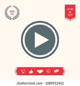 Play icon symbol